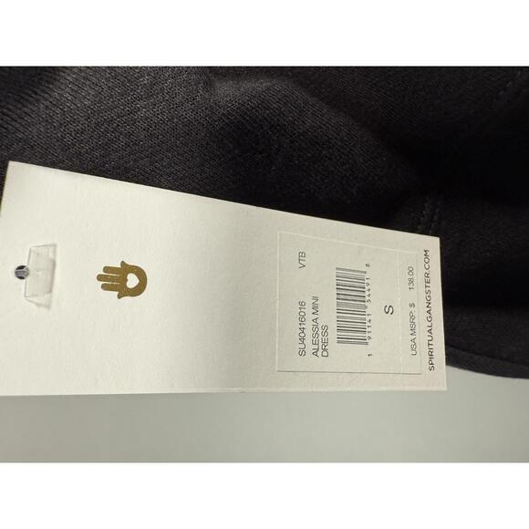 Spiritual Gangster Women's Alessia Mini Dress Black - S - Picture 6 of 7